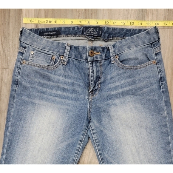 Lucky Brand Women's Sweet Jean Crop Flap Pocket Size 8/29 - Picture 3 of 16